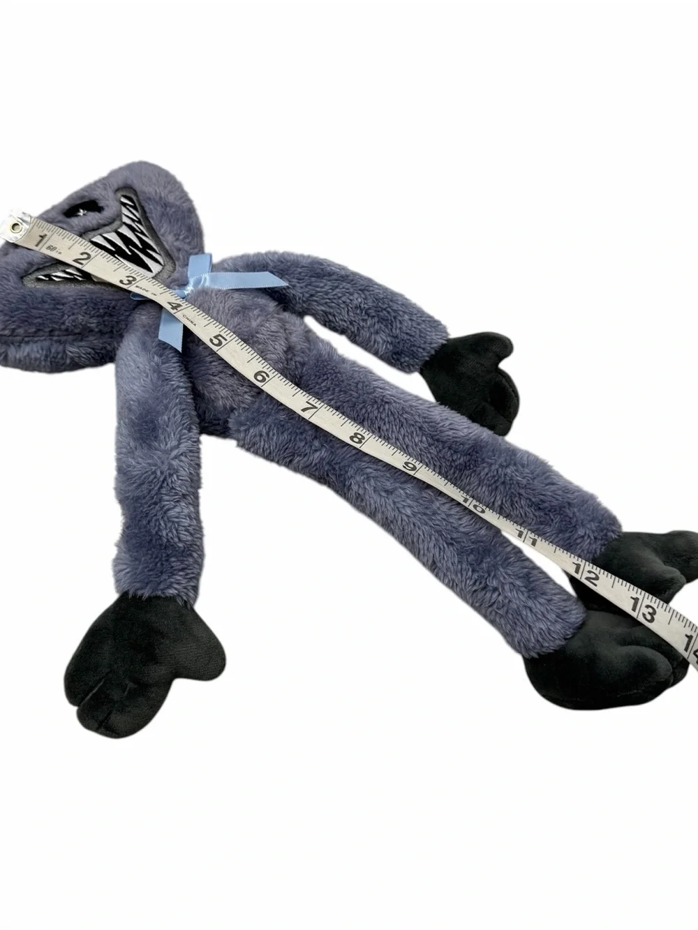 Poppy Playtime Huggy Wuggy Gray Plush 2022 Stitches Horror Figure